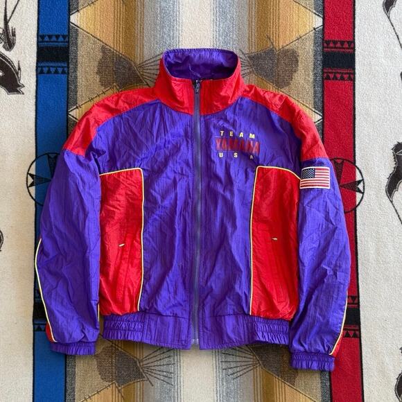 Yamaha Other - Vintage 90s Yamaha Team USA Full Zip Windbreaker Jacket Mens Size Medium